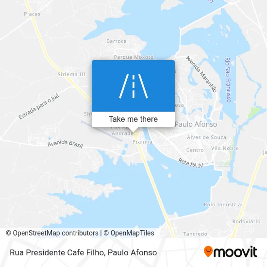 Rua Presidente Cafe Filho map