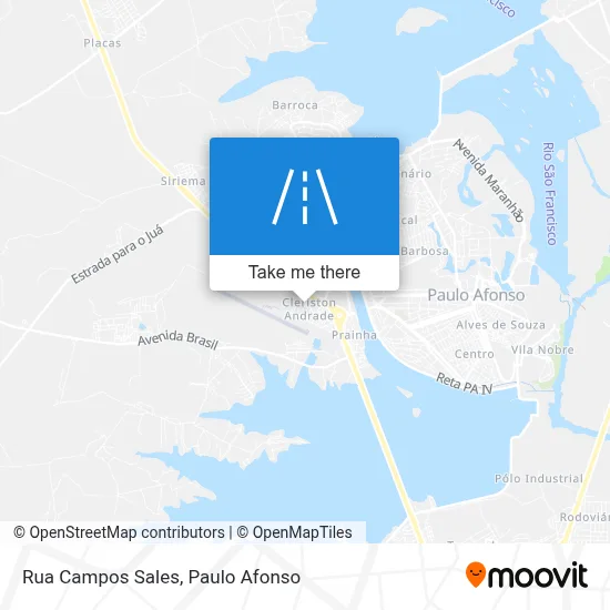 Rua Campos Sales map