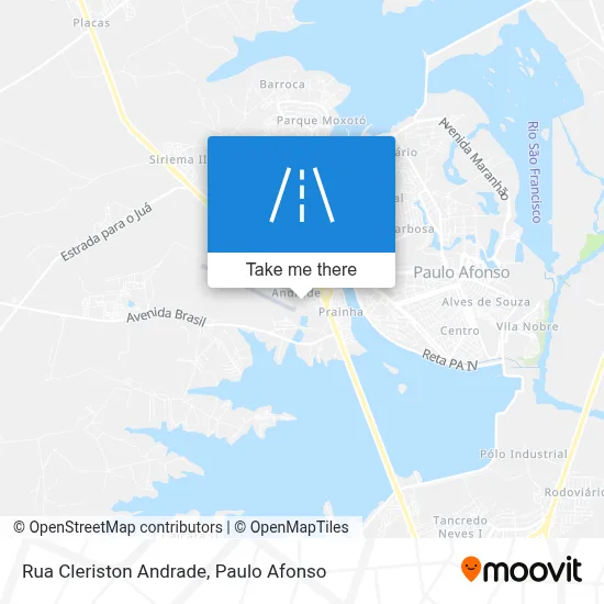 Rua Cleriston Andrade map