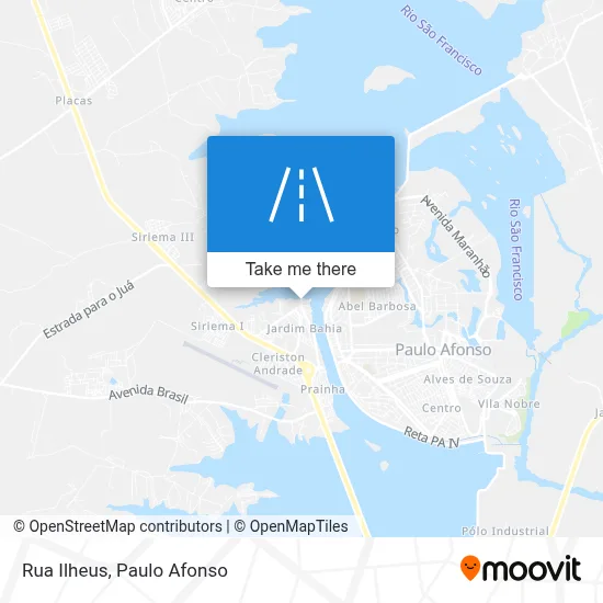 Rua Ilheus map