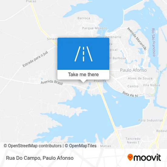 Rua Do Campo map