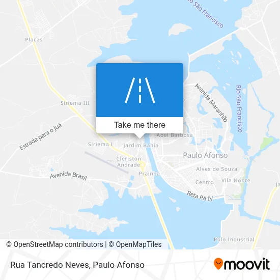 Rua Tancredo Neves map
