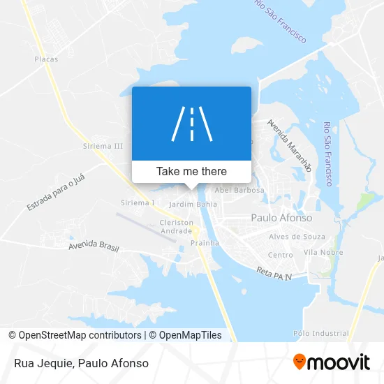 Rua Jequie map