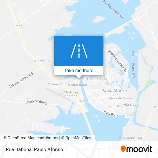 Rua Itabuna map