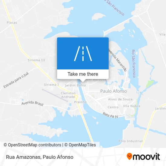 Rua Amazonas map