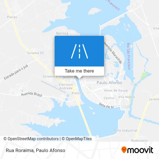 Rua Roraima map