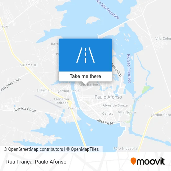 Rua França map