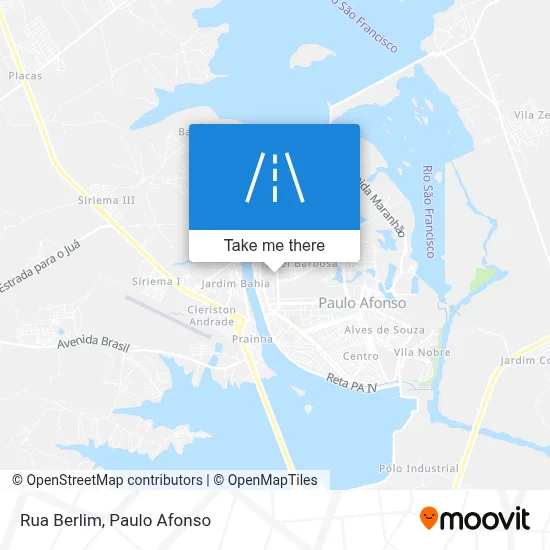 Rua Berlim map