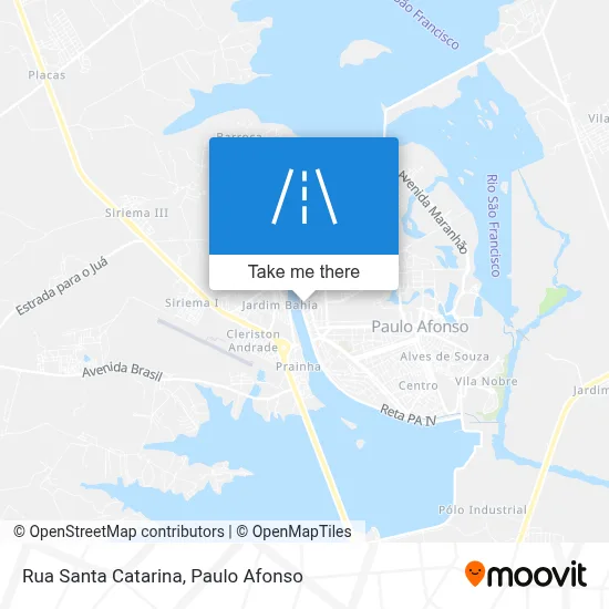 Rua Santa Catarina map