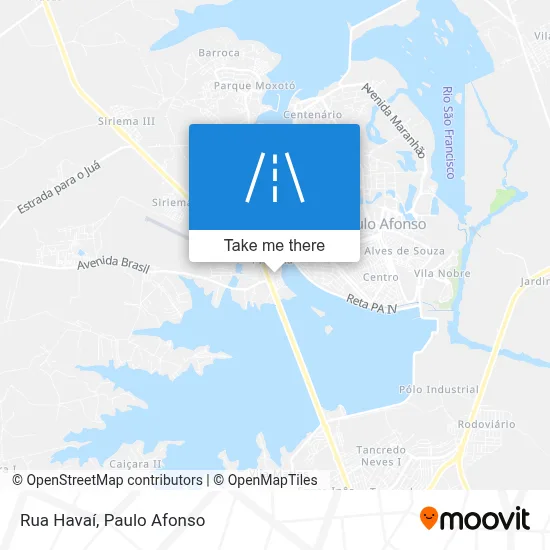 Rua Havaí map