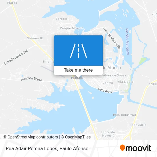 Rua Adair Pereira Lopes map