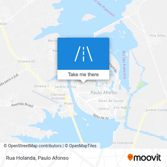 Rua Holanda map