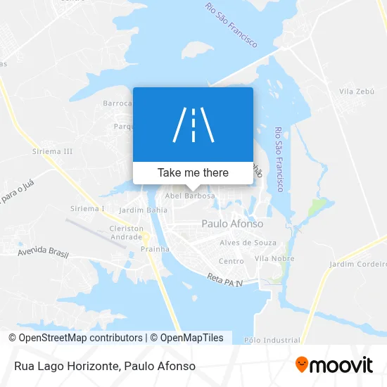 Rua Lago Horizonte map