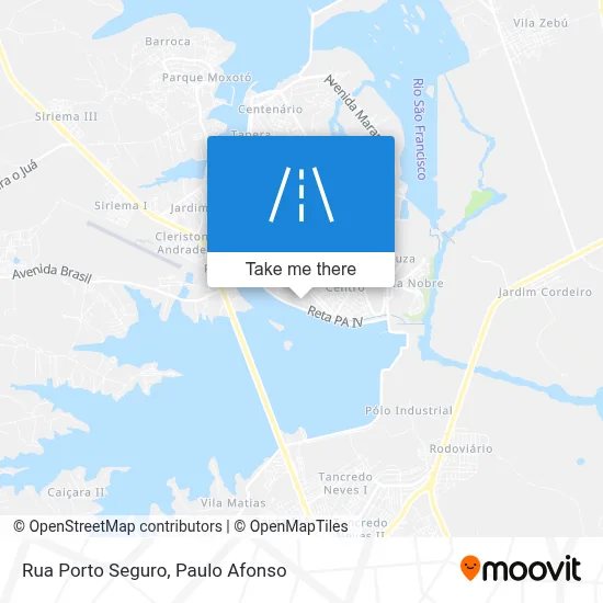 Rua Porto Seguro map