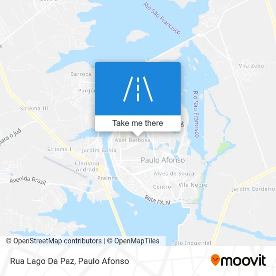 Rua Lago Da Paz map