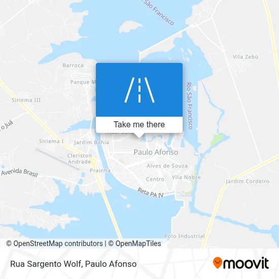 Rua Sargento Wolf map