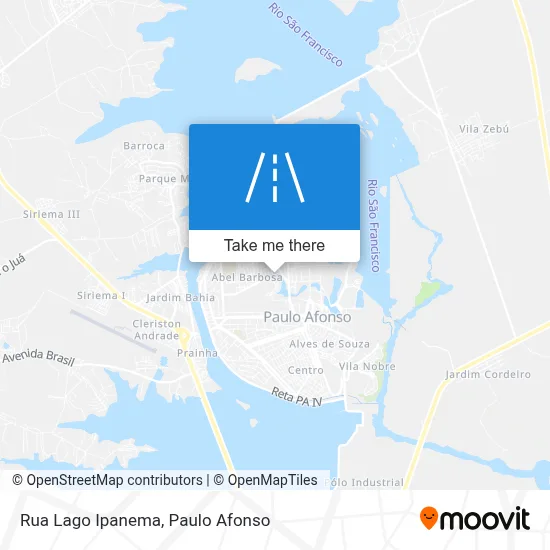 Rua Lago Ipanema map