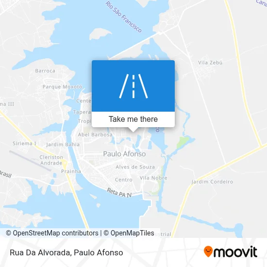 Rua Da Alvorada map