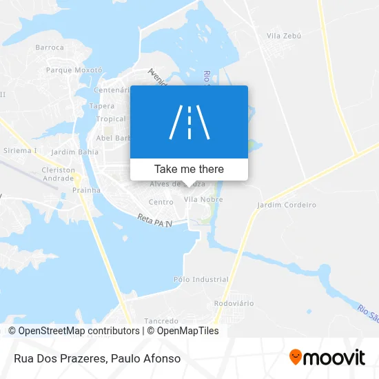 Rua Dos Prazeres map
