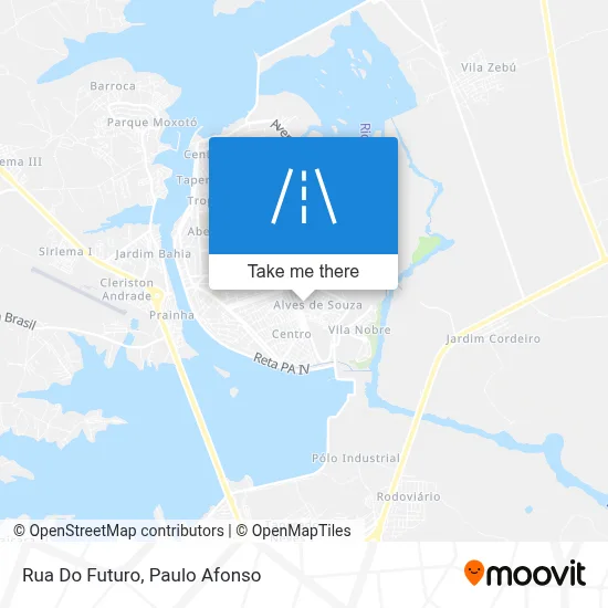 Rua Do Futuro map