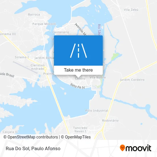 Rua Do Sol map