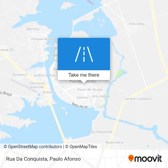 Rua Da Conquista map