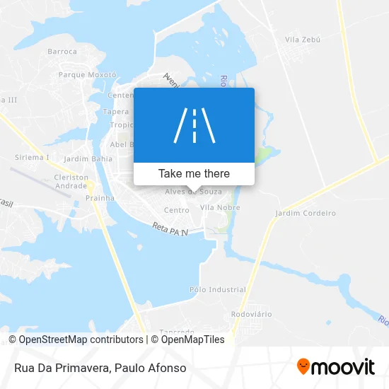 Rua Da Primavera map
