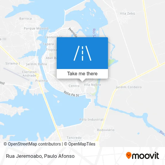 Rua Jeremoabo map