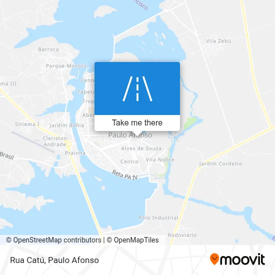 Rua Catú map