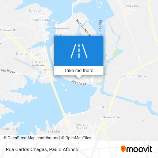 Rua Carlos Chagas map