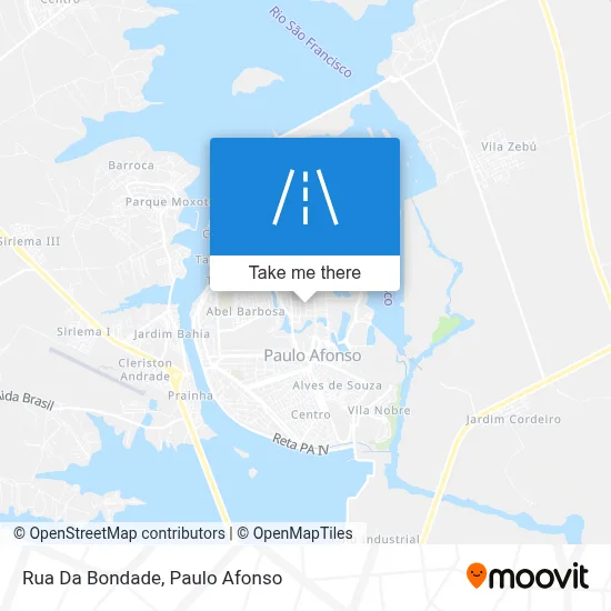 Rua Da Bondade map