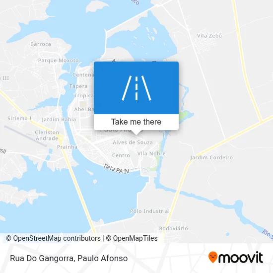 Rua Do Gangorra map