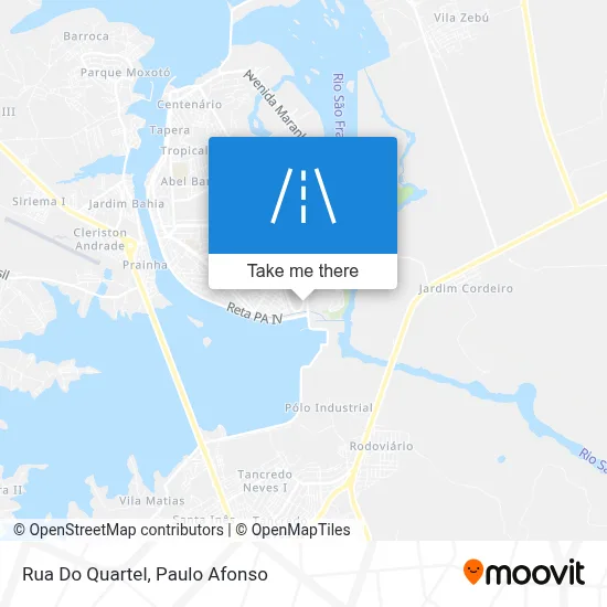 Rua Do Quartel map
