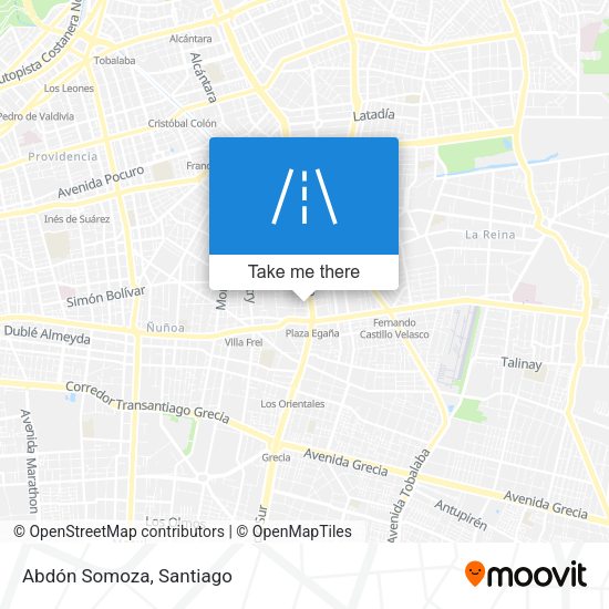 Mapa de Abdón Somoza