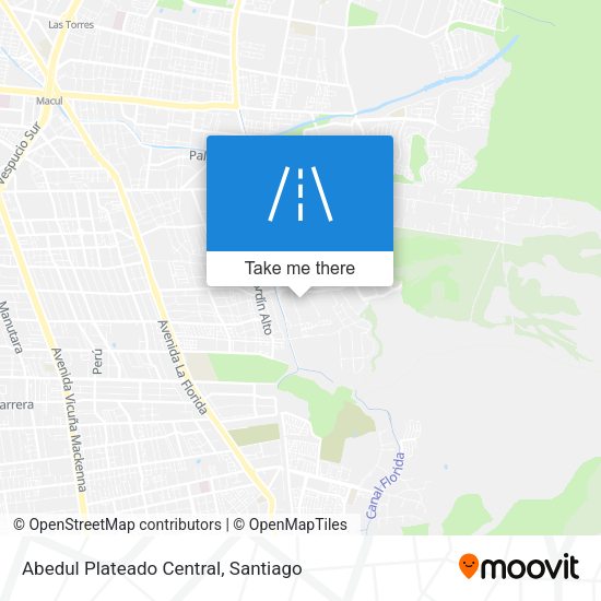 Abedul Plateado Central map