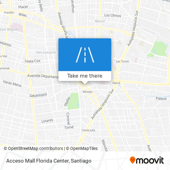 Acceso Mall Florida Center map