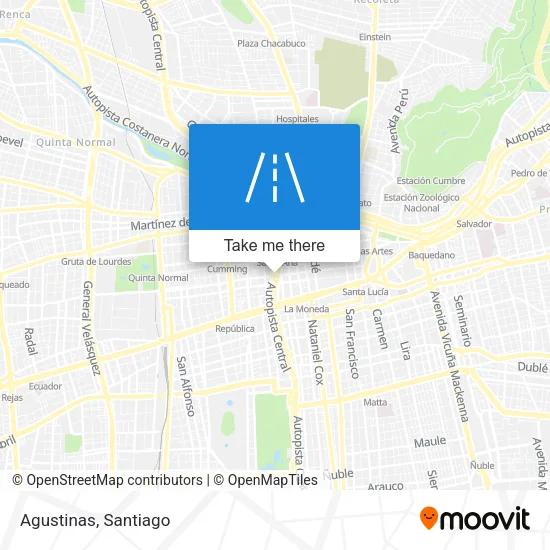 Mapa de Agustinas