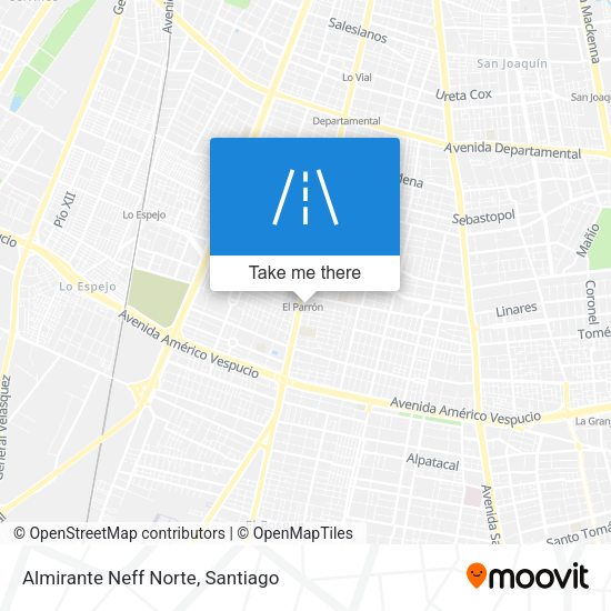 Mapa de Almirante Neff Norte