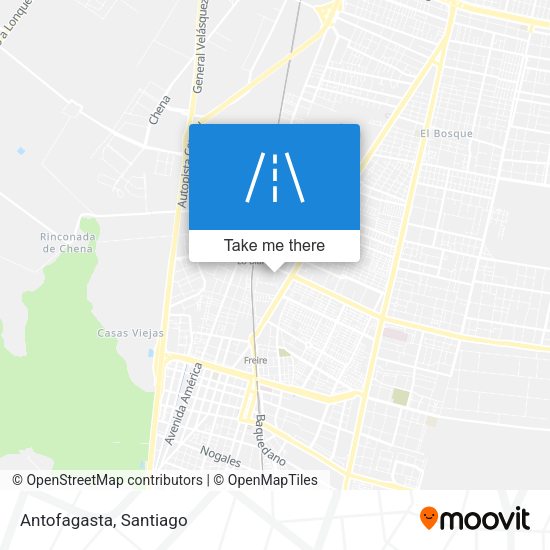 Mapa de Antofagasta