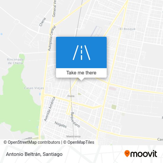 Mapa de Antonio Beltrán