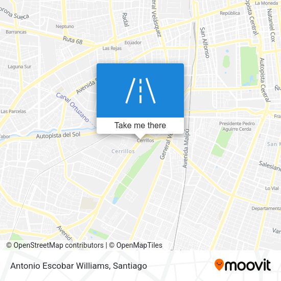 Antonio Escobar Williams map