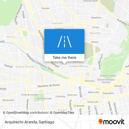 Arquitecto Aranda map