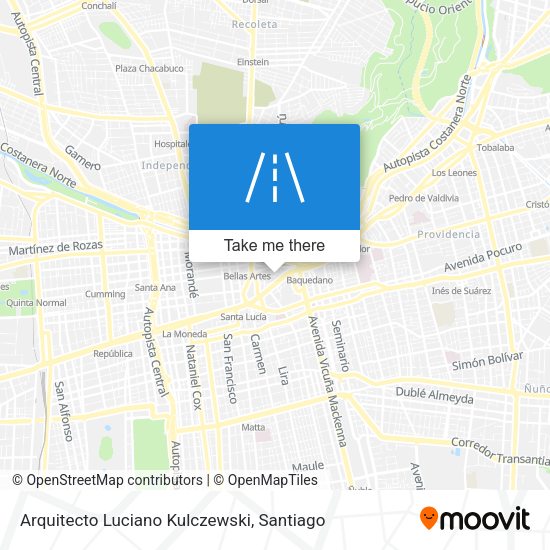 Arquitecto Luciano Kulczewski map