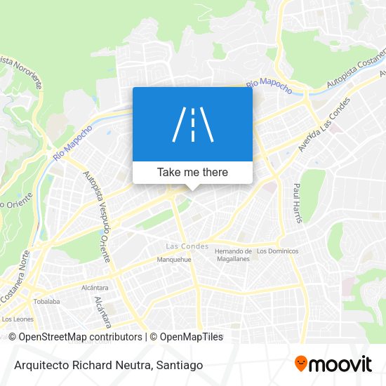 Mapa de Arquitecto Richard Neutra