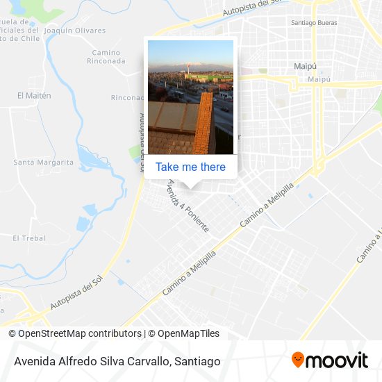 Avenida Alfredo Silva Carvallo map