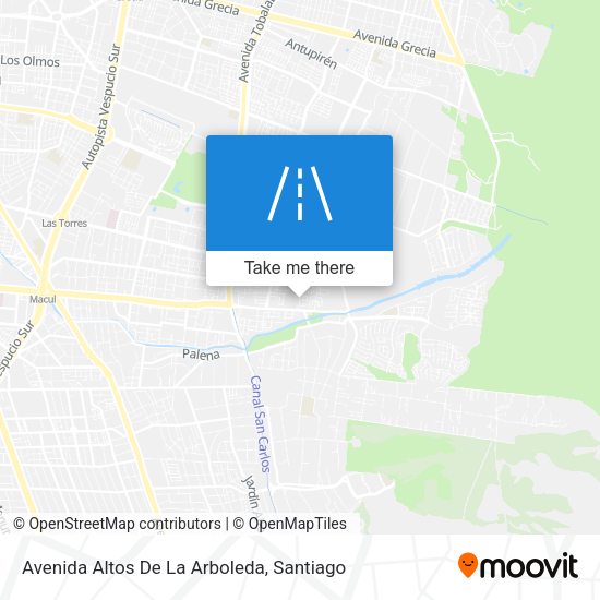 Mapa de Avenida Altos De La Arboleda