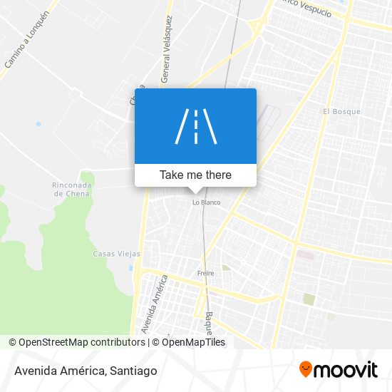 Avenida América map