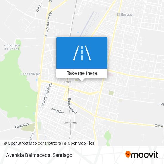 Avenida Balmaceda map