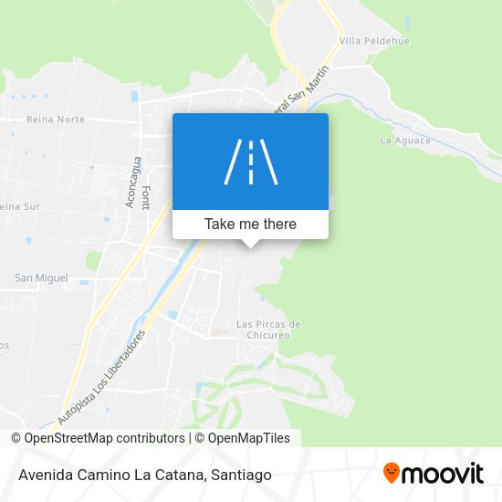 Mapa de Avenida Camino La Catana