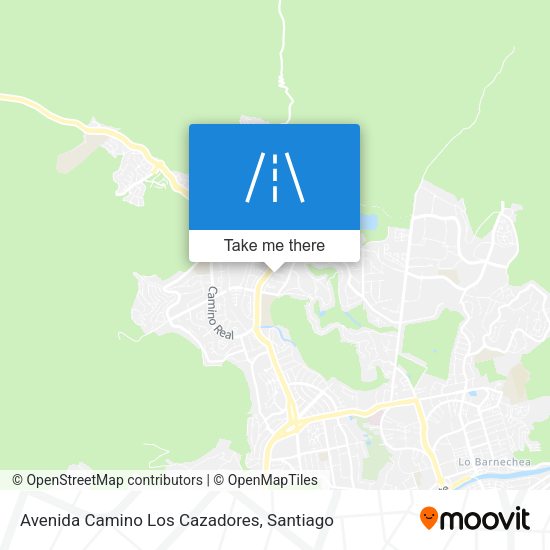 Mapa de Avenida Camino Los Cazadores